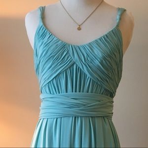 BCBGMAXAZRIA blue spring/summer ethereal dress
